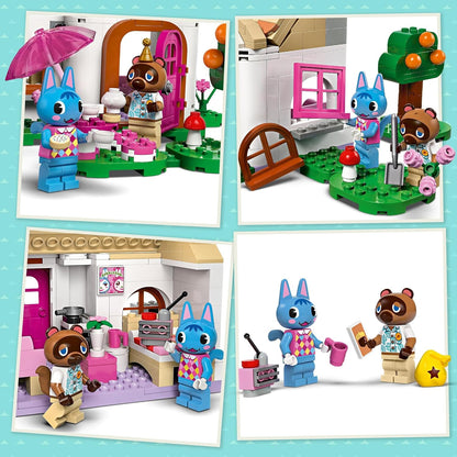 LEGO Animal Crossing Nook’s Cranny & Rosie’s House Brinquedo de construção criativo para crianças, meninas e meninos com mais de 7 anos, inclui 2 personagens da série de videogame, ideia de presente de aniversário 77050