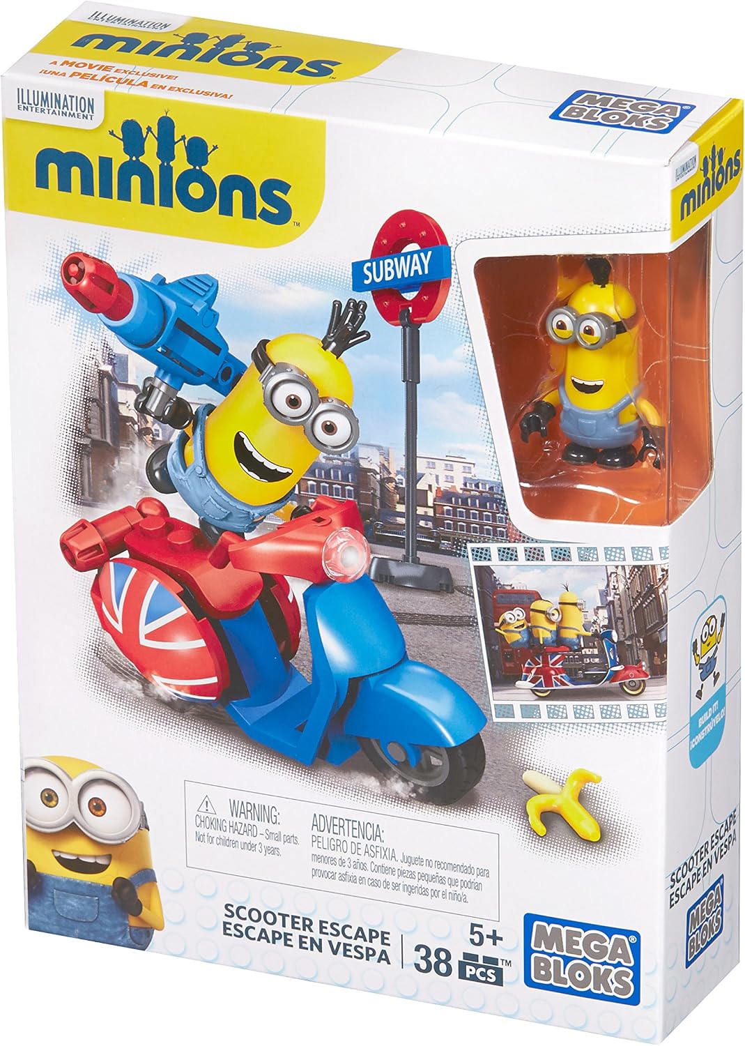 Mega Bloks Minions – Conjunto Pequeno: Fuga de Scooter