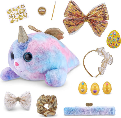 Rainbocorns 9244B Epic Golden Egg, Selo Surpresa Pelúcia Colecionável, Multicolorido