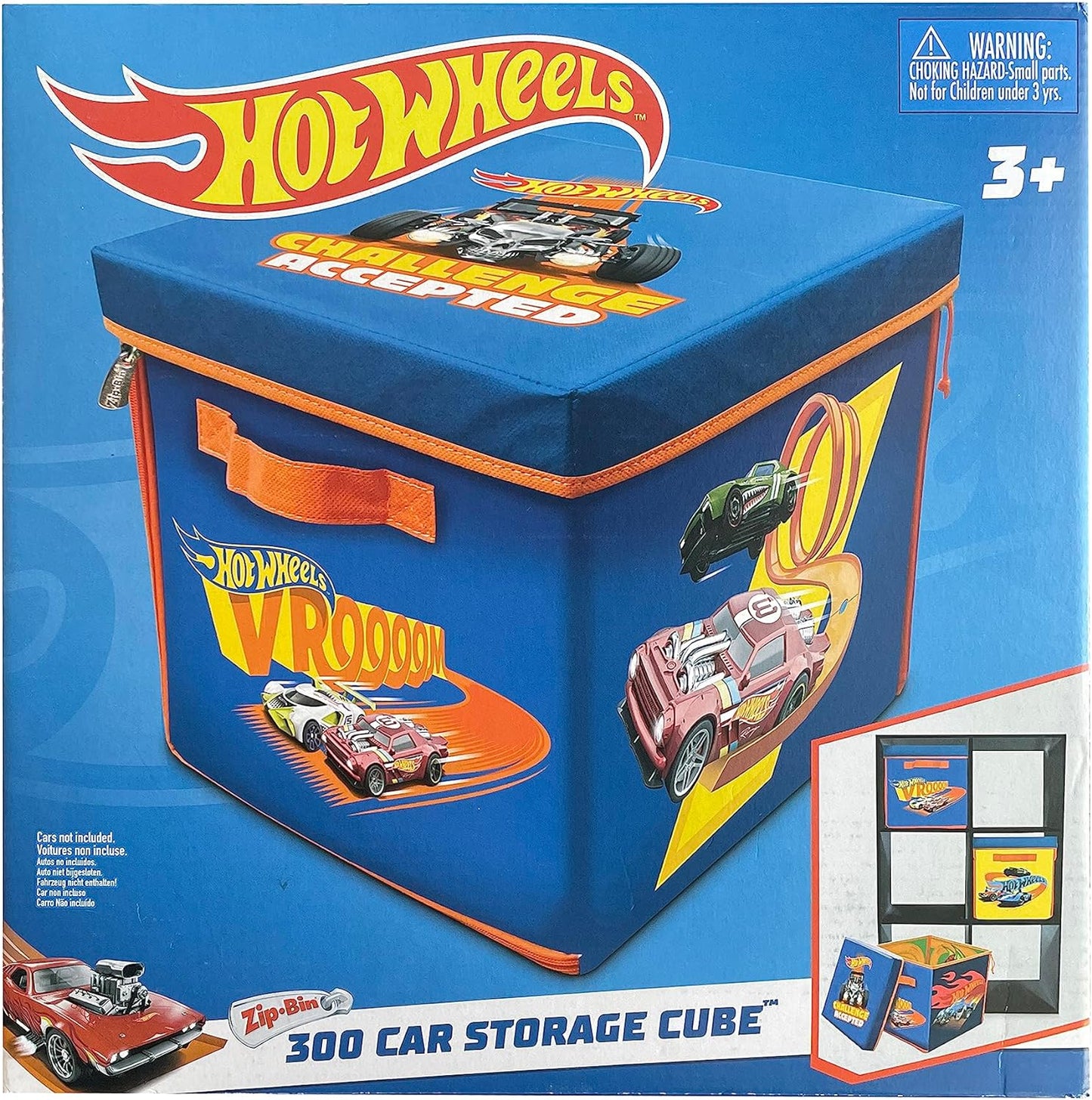 Alfombrilla y almacenamiento Hot Wheels PETERKIN ZipBin | ¡Colección para 300 coches y tapete de juego! | Coches y motores de juguete | Más de 3 años