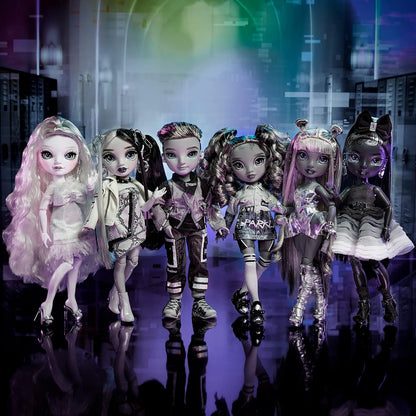 Rainbow High Shadow High Series - NICOLE STEEL - Boneca fashion em tons de cinza com cabelos cacheados, duas roupas de grife e acessórios - colecionáveis - para crianças a partir de 6 anos