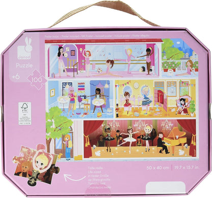 Janod Rainstick de madeira - Coleção Pure - Brinquedo de aprendizagem precoce - Habilidades motoras finas e concentração - Estimulação visual e auditiva - Tinta à base de água - a partir dos 6 meses de idade, J05208