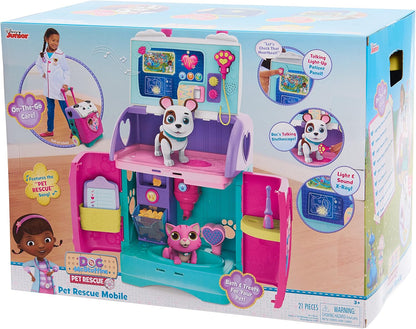 Doc McStuffins 92446 Móvil de rescate para mascotas todo en uno para bebé, multicolor