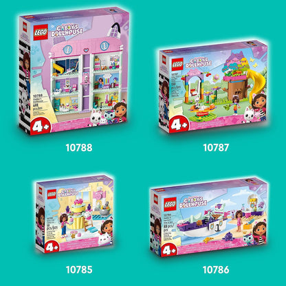 LEGO Gabby's Dollhouse Conjunto de Brinquedo de Construção Bakey with Cakey Fun 10785 para Fãs da Série de Animação DreamWorks, Cozinha de Faz de Conta, Forno e Cupcake Gigante para Decorar, Presente para Crianças a partir de 4 Anos