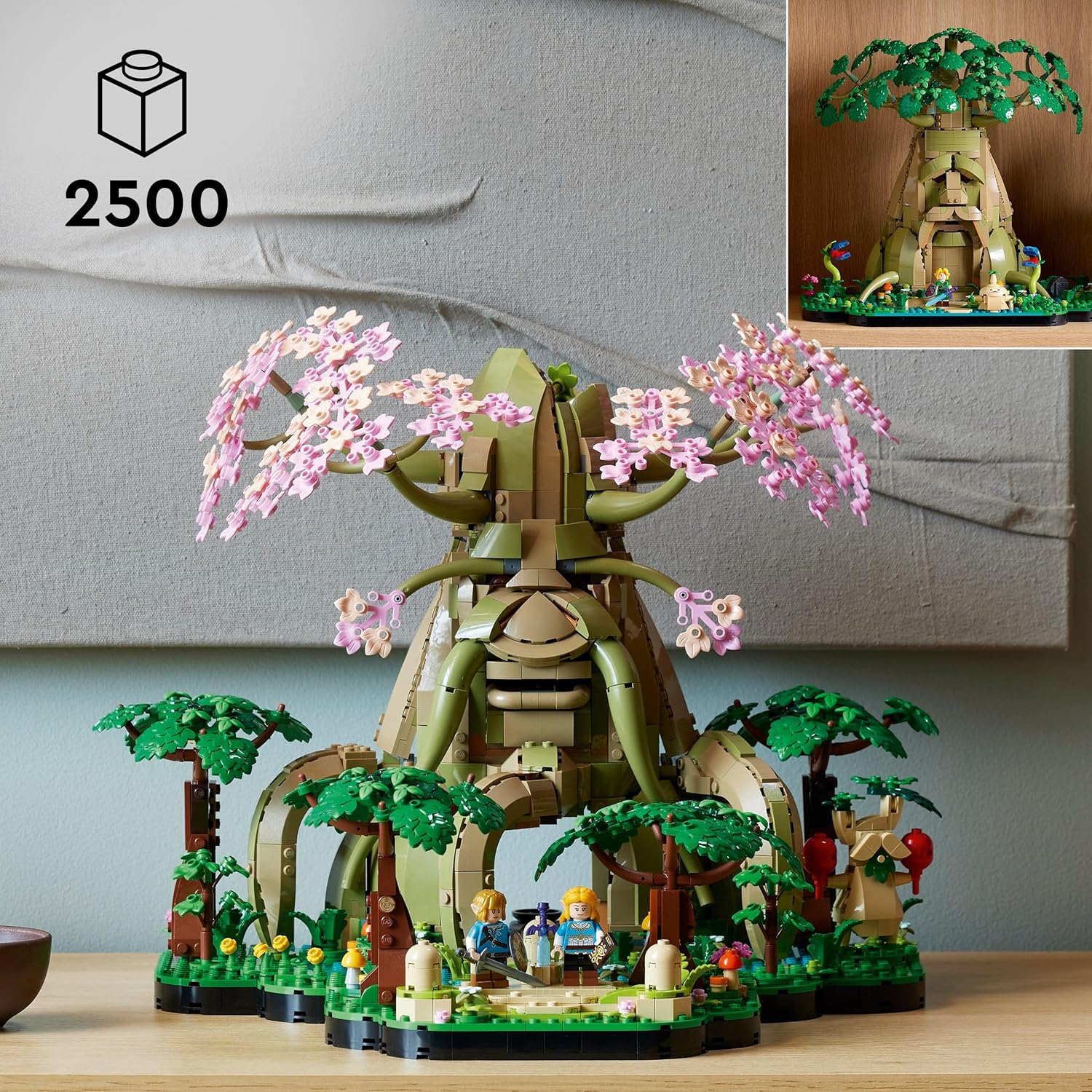 LEGO Conjunto de construção 2 em 1 The Legend of Zelda Great Deku Tree