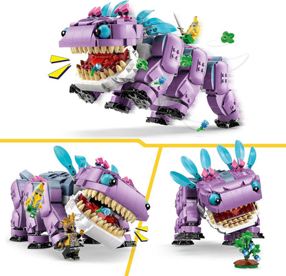 LEGO Brinquedo Fortnite Klombo - Figura de dinossauro para brincar e exibir com minifiguras Oro e Island Peely - Presente para meninos, meninas e fãs de jogos a partir de 10 anos - 77077