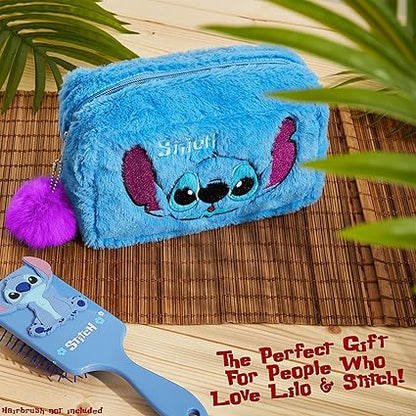 Disney Stitch Bolsa de Higiene Pessoal Bolsa de Viagem para Armazenamento de Maquiagem Bolsa de Vaidade Ideia de Presente para Meninas Adolescentes Mulheres