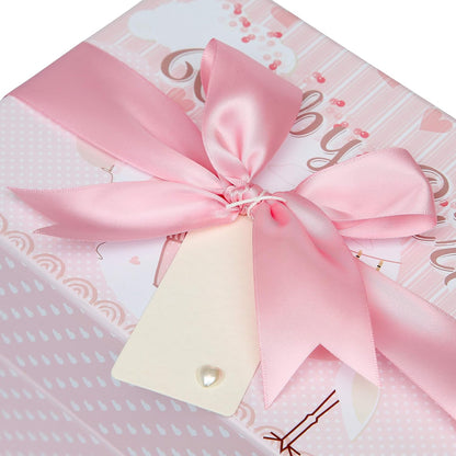 Cesta de presente para bebê recém-nascido - Caixas de lembrança embaladas à mão, urso de pelúcia macio, presente para bebê recém-nascido