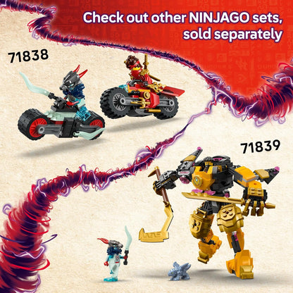 LEGO NINJAGO Rontu the Master Dragon Toy - Posable Dragon Figure with Stud Shooters - incl. Lloyd, Sora & Wyldfyre Minifigures - Gift for 7+ Year Old...