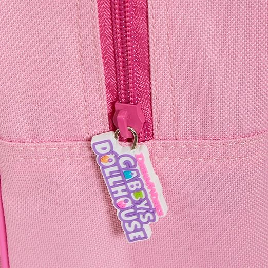Gabby’s Dollhouse Mochila escolar feminina Pandy Paws, ideal para creche e para levar o lanche.