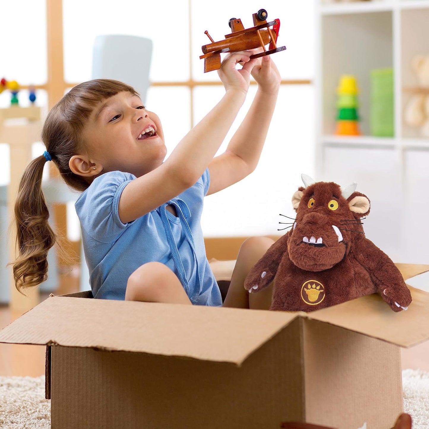 UAU! COISAS: O Gruffalo de Pelúcia Interativo | Brinquedo Oficial de Pelúcia Falante de 30 cm dos Livros e Filmes Infantis de Julia Donaldson e Axel Scheffler | Para Meninos e Meninas de 2 a 6 Anos