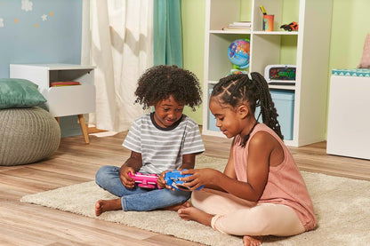 VTech KidiZoom Duo FX, câmera infantil com tela colorida, 8 MP, fotos, selfies e vídeos, filtros AR, 20 jogos, 75 efeitos de foto e vídeo, filtros e molduras, para bebês de 3, 4, 5, 6, 7 anos ou mais, azul