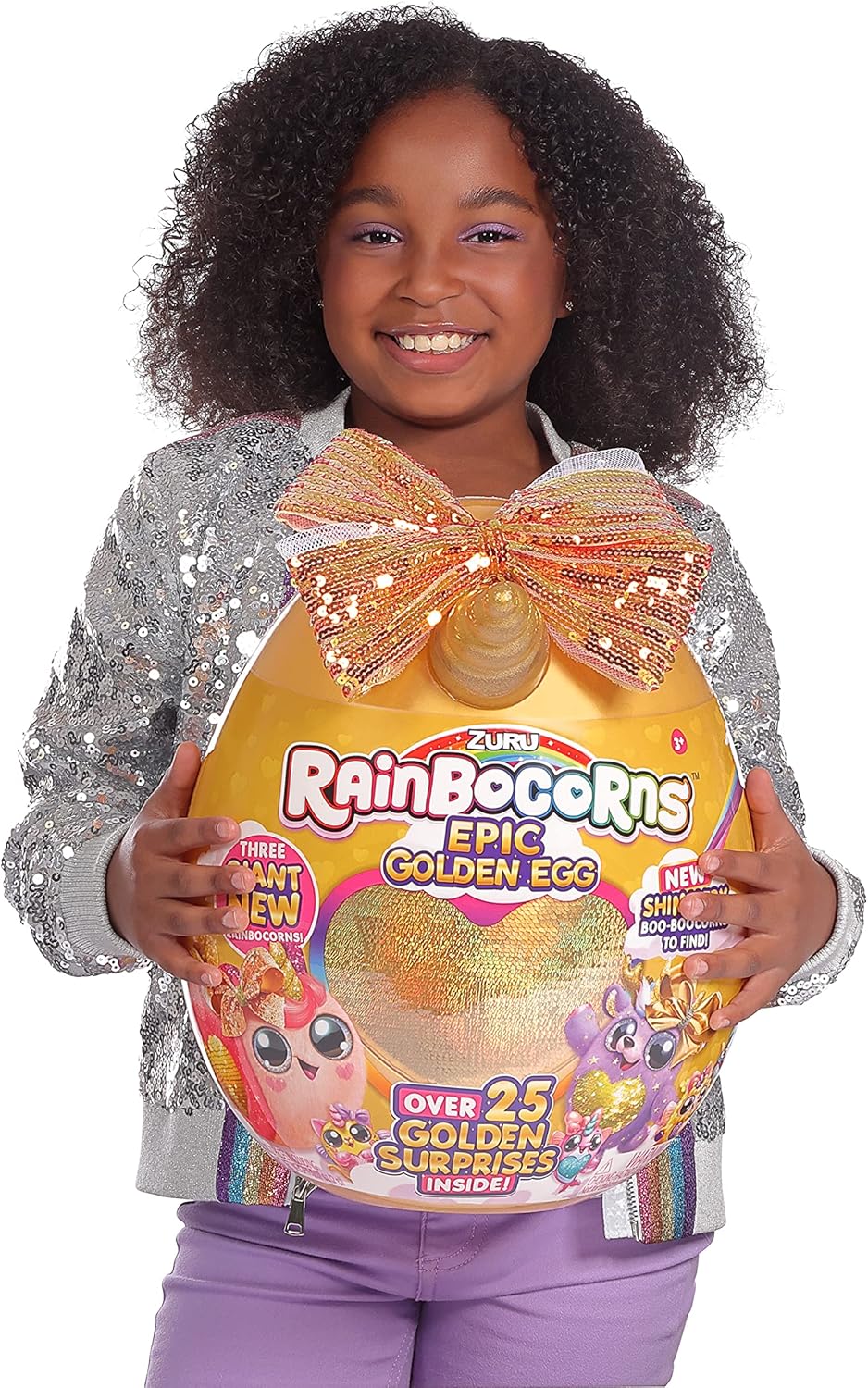 Rainbocorns 9244B Epic Golden Egg, Selo Surpresa Pelúcia Colecionável, Multicolorido
