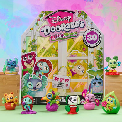 Disney Doorables In Full Bloom Multi Peek Série 15 - Miniaturas Misteriosas com Tema Floral, Monte e Exiba, Brinquedo Colecionável Surpresa da Disney, Para Colecionadores, Fãs, Pré-adolescentes e Crianças a partir de 5 Anos