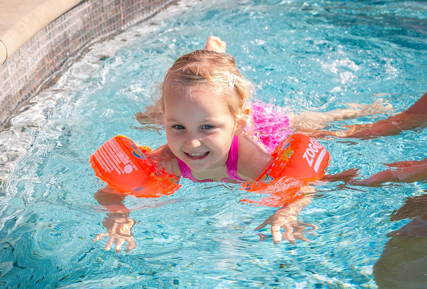 Zoggs Anéis de braço, faixas de braço de flutuabilidade dupla, braçadeiras de natação para crianças