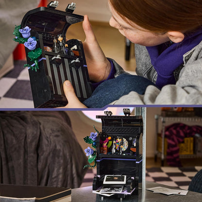 LEGO Wednesday: Mochila da Wandinha 76787 | Brinquedo para meninas e meninos a partir de 9 anos, mini boneca e figura do Mãozinha, modelo 3D com suporte para fotos, decoração para o quarto, presente...