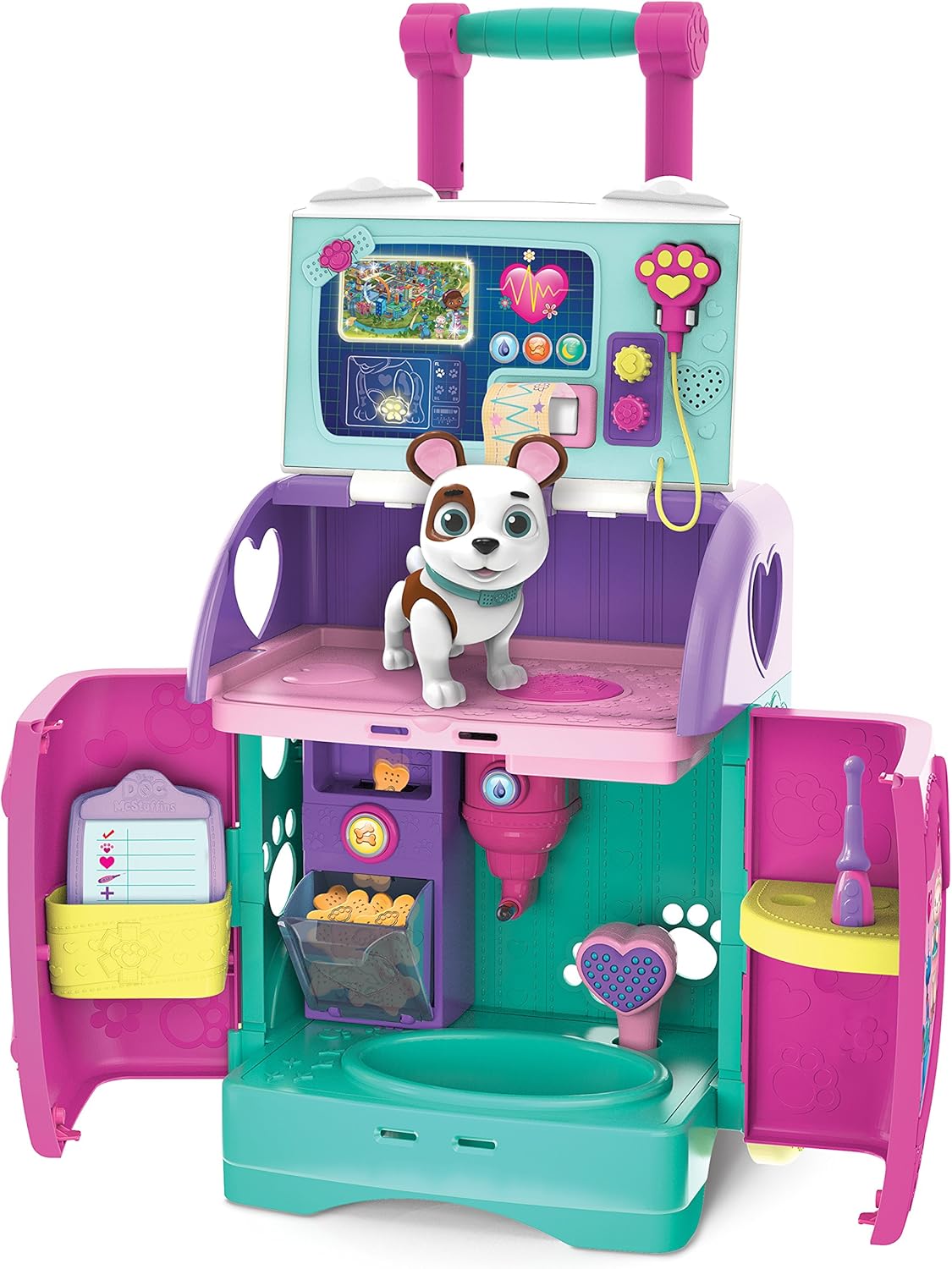 Doc McStuffins 92446 Móvil de rescate para mascotas todo en uno para bebé, multicolor