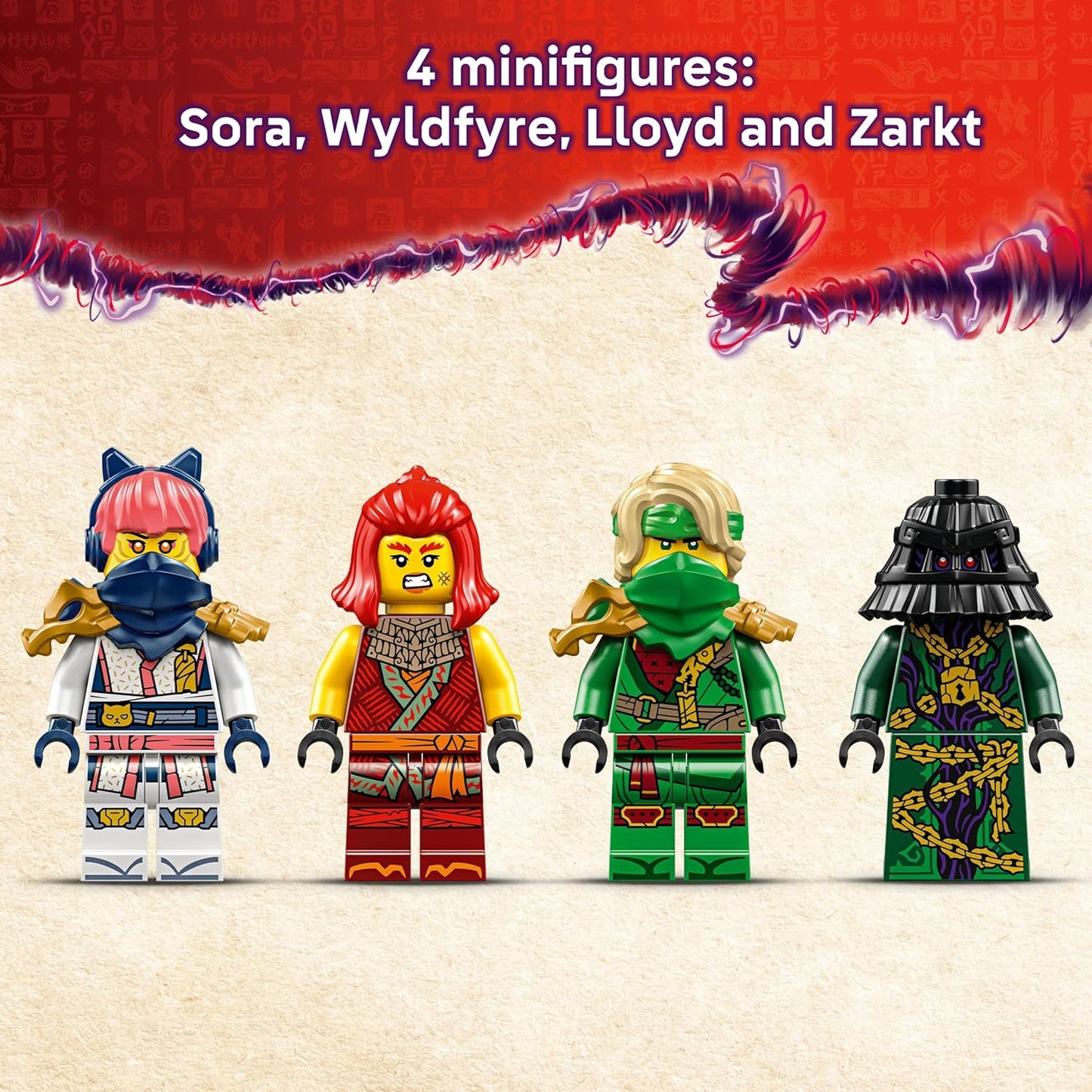 LEGO NINJAGO Rontu the Master Dragon Toy - Posable Dragon Figure with Stud Shooters - incl. Lloyd, Sora & Wyldfyre Minifigures - Gift for 7+ Year Old...