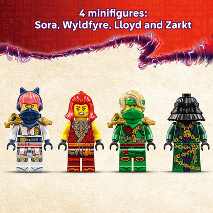LEGO NINJAGO Rontu the Master Dragon Toy - Posable Dragon Figure with Stud Shooters - incl. Lloyd, Sora & Wyldfyre Minifigures - Gift for 7+ Year Old...