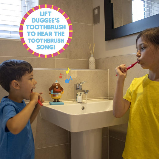 Hey Duggee 539 2146 EA cepillo de dientes y tiempo de lavado de manos con Duggee, marrón