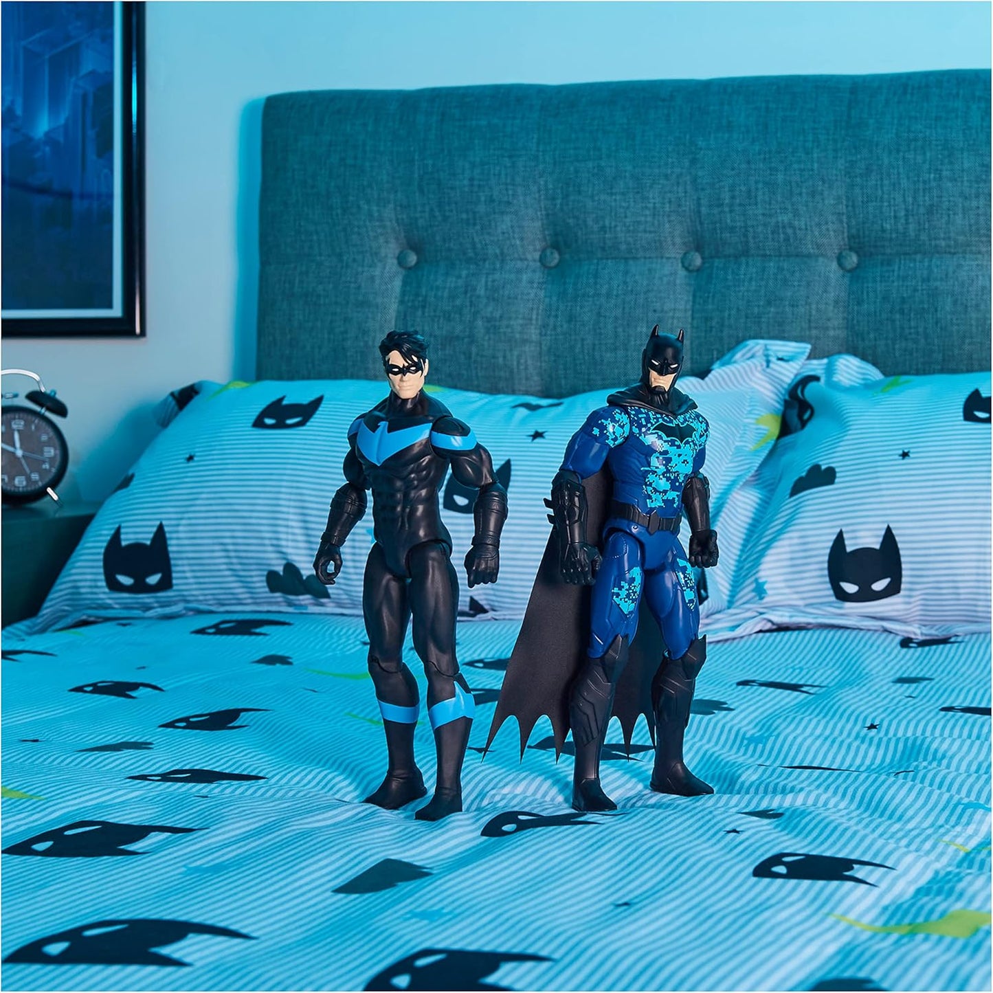 DC Comics, boneco de ação Stealth Armor Nightwing de 30 cm, brinquedos infantis para meninos e meninas a partir de 3 anos