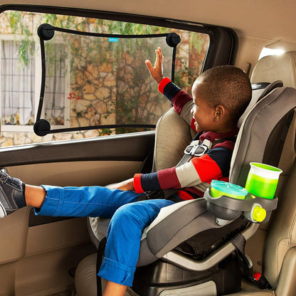 Munchkin Esticar para caber na sombra da janela do carro com proteção UV para crianças, bebês. Protetor solar removível Max Protection, ajustável, cabe em janelas de 73 x 50 cm, acessórios essenciais para carros de bebê