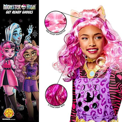 Rubies Peluca infantil oficial de Monster High Clawdeen Wolf, accesorio para disfraces infantiles