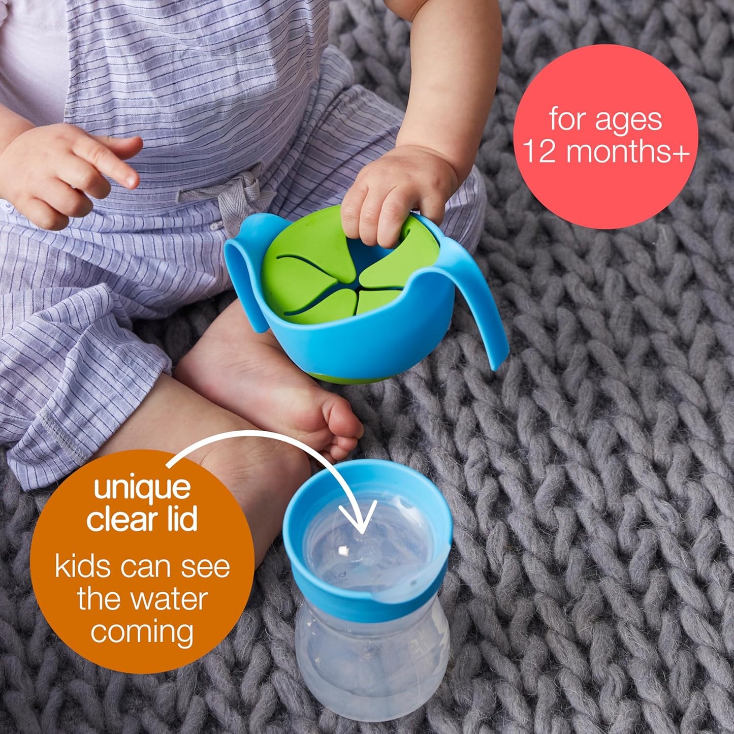 b.box: Copo de Treinamento Infantil Abertura de Fluxo Livre, Ótima Transição do Copo de Treinamento para o Copo Infantil. Livre de BPA, Pode Ser Lavado na Lava-louças | a partir de 12 meses | 240ml