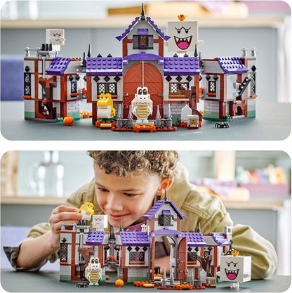 LEGO Super Mario King Boo’s Haunted Mansion Set, Building Toy for Kids, Collectible Playset with 4 Character Figures Including a Baby Yoshi, Gift for 8 Plus Year Old Boys, Girls and Gamers