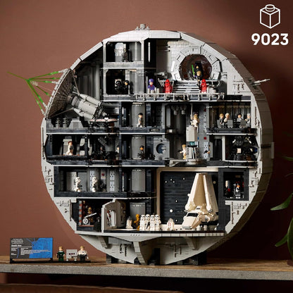 LEGO Star Wars 75419 Conjunto de Construção da Estrela da Morte para Adultos - Kit de Modelo Interativo UCS com 36 Minifiguras, incluindo Luke Skywalker, Han Solo e Darth Vader - Presente Colecionável para Fãs de Uma Nova Esperança