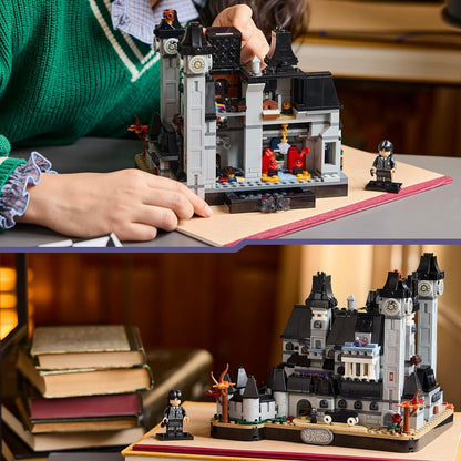 LEGO Wednesday – Academia Nevermore 76788 | Brinquedo para meninas e meninos a partir de 10 anos, kit de montar da escola, 3 figuras e acessórios, decoração para quarto infantil, presente...