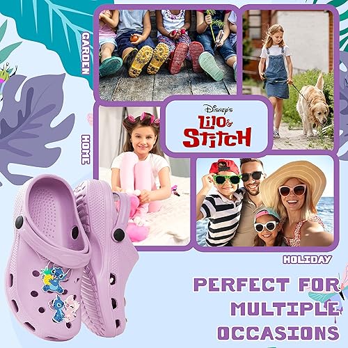 Disney Tamancos Girls com pingentes de borracha removíveis - Presentes para meninas