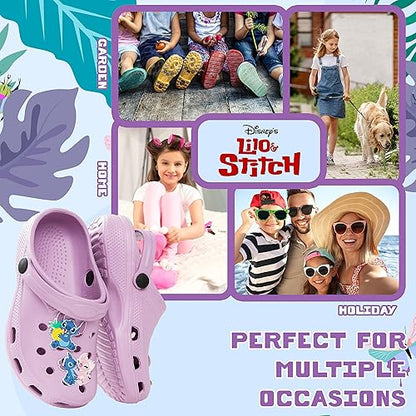 Disney Tamancos Girls com pingentes de borracha removíveis - Presentes para meninas