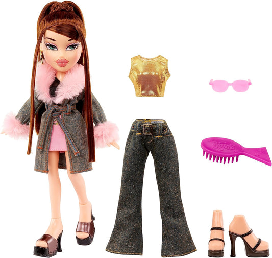 Bratz Boneca Fashion Original - DANA - Série 3 - Boneca, 2 Roupas e Pôster - Para Colecionadores e Crianças a partir de 6 anos