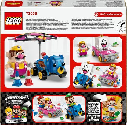 LEGO Super Mario: Mario Kart – Wario e Rei Boo - Brinquedo interativo com 2 carros e 2 figuras para brincar e exibir - Presente gamer para meninos e meninas a partir de 8 anos - 72038