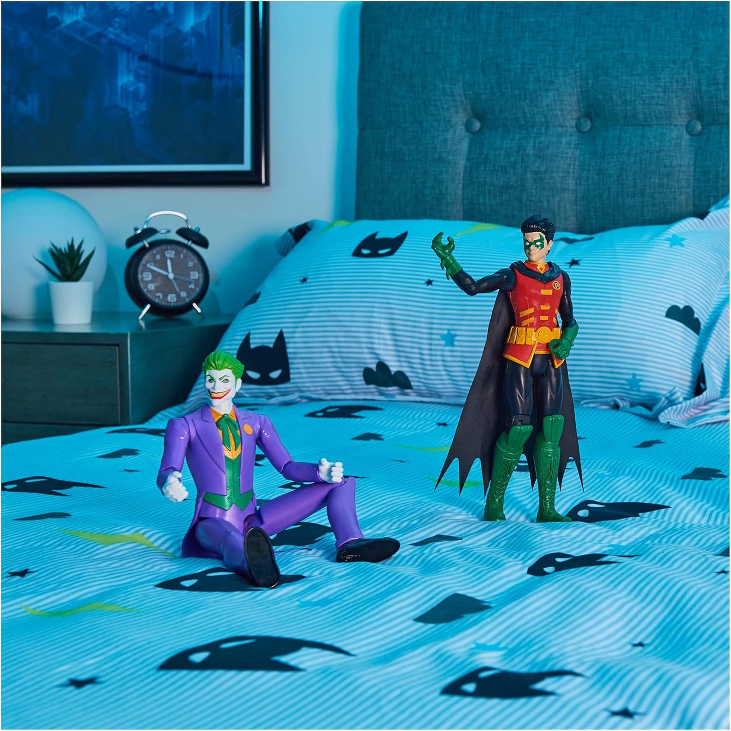 DC Comics, pacote de 6 Batman | Batman, Robin, Asa Noturna, O Coringa, O Charada, Copperhead | Bonecos de ação de 30 cm, brinquedos infantis para meninos e meninas de 3 anos ou mais