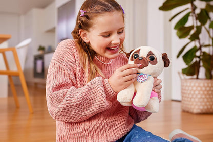 Pets Alive Pooping Puppies, Husky, Filhote de Cachorro de Verdade, Brinquedo Macio de Brincar, Pelúcia Nutritiva para o Desenvolvimento, Filhote de Cachorro Eletrônico Interativo, Idades 3+ (Husky)