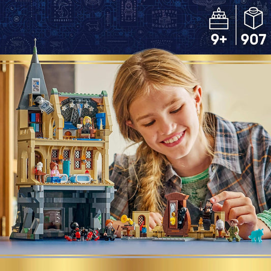 LEGO Harry Potter Castelo de Hogwarts: Ala Hospitalar - Kit de Modelo em Miniatura para Montar com 7 Minifiguras, incluindo Hermione e Ron - Ideia de Presente para Meninas, Meninos e Fãs a partir de 9 Anos - 76463
