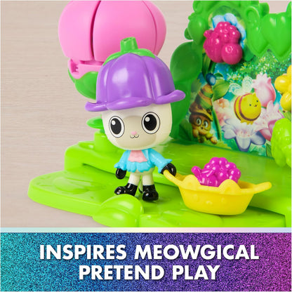 Gabby's Dollhouse: O Filme, Conjunto História no Jardim, Figuras do Gnomo Pandy Paws e do Gatinho e 9 Acessórios para Casa de Bonecas, Brinquedos Infantis para Meninas e Meninos a partir de 3 Anos