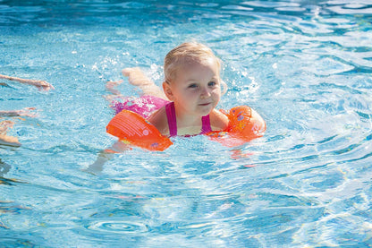 Zoggs Anéis de braço, faixas de braço de flutuabilidade dupla, braçadeiras de natação para crianças