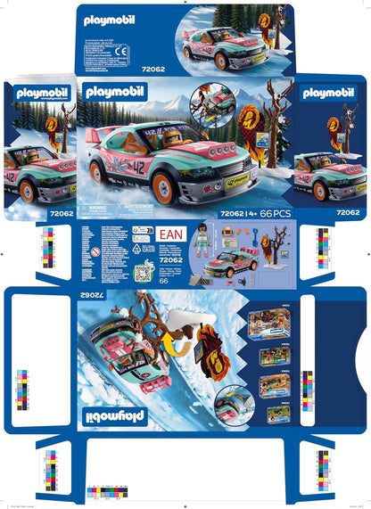 Playmobil | Carros | Carro Off-Road Tunado | Carro tunado com para-choque de impacto e aerofólio traseiro | Brinquedo infantil para crianças a partir de 4 anos | 72062