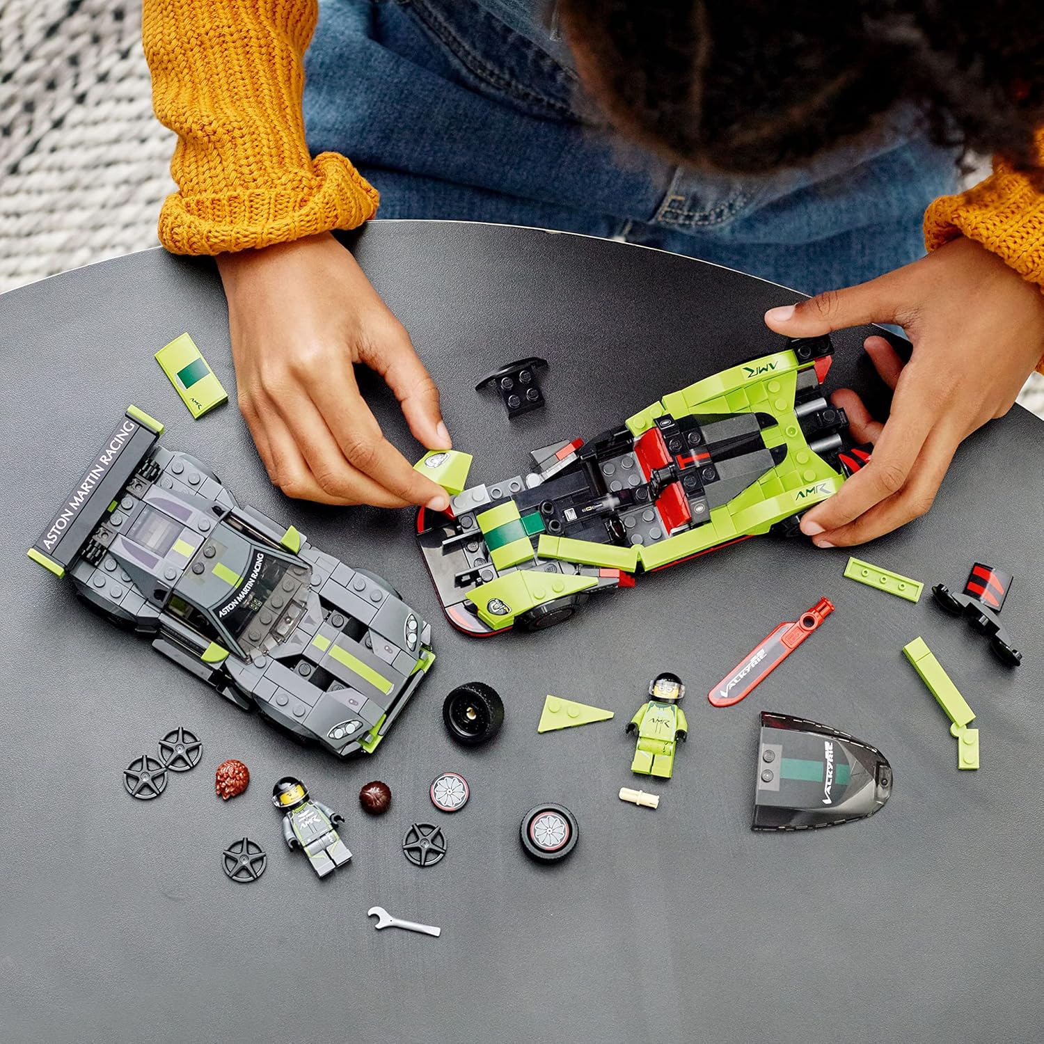 LEGO 76910 Speed Champions Aston Martin Valkyrie AMR Pro e Vantage GT3