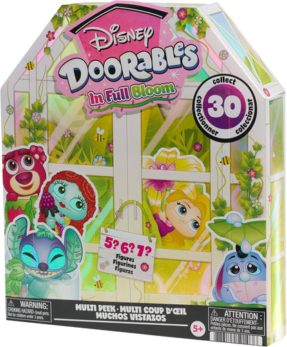 Disney Doorables In Full Bloom Multi Peek Série 15 - Miniaturas Misteriosas com Tema Floral, Monte e Exiba, Brinquedo Colecionável Surpresa da Disney, Para Colecionadores, Fãs, Pré-adolescentes e Crianças a partir de 5 Anos