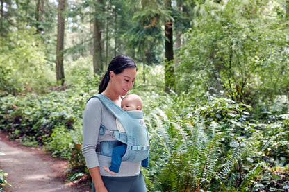 Ergobaby Porta-bebês Aerloom para bebês até crianças pequenas, bolsa ergonômica para carregar bebês em 3 posições feita de material formaknit, abeto