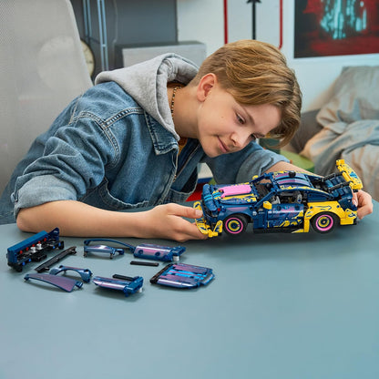 LEGO Brinquedo Technic Custom Garage Ford Mustang GT – Kit de Modelo com Motor V8, Direção HOG e Peças de Carroceria Intercambiáveis – Ideia de Presente de Aniversário para Meninos a partir de 10 Anos – 42236
