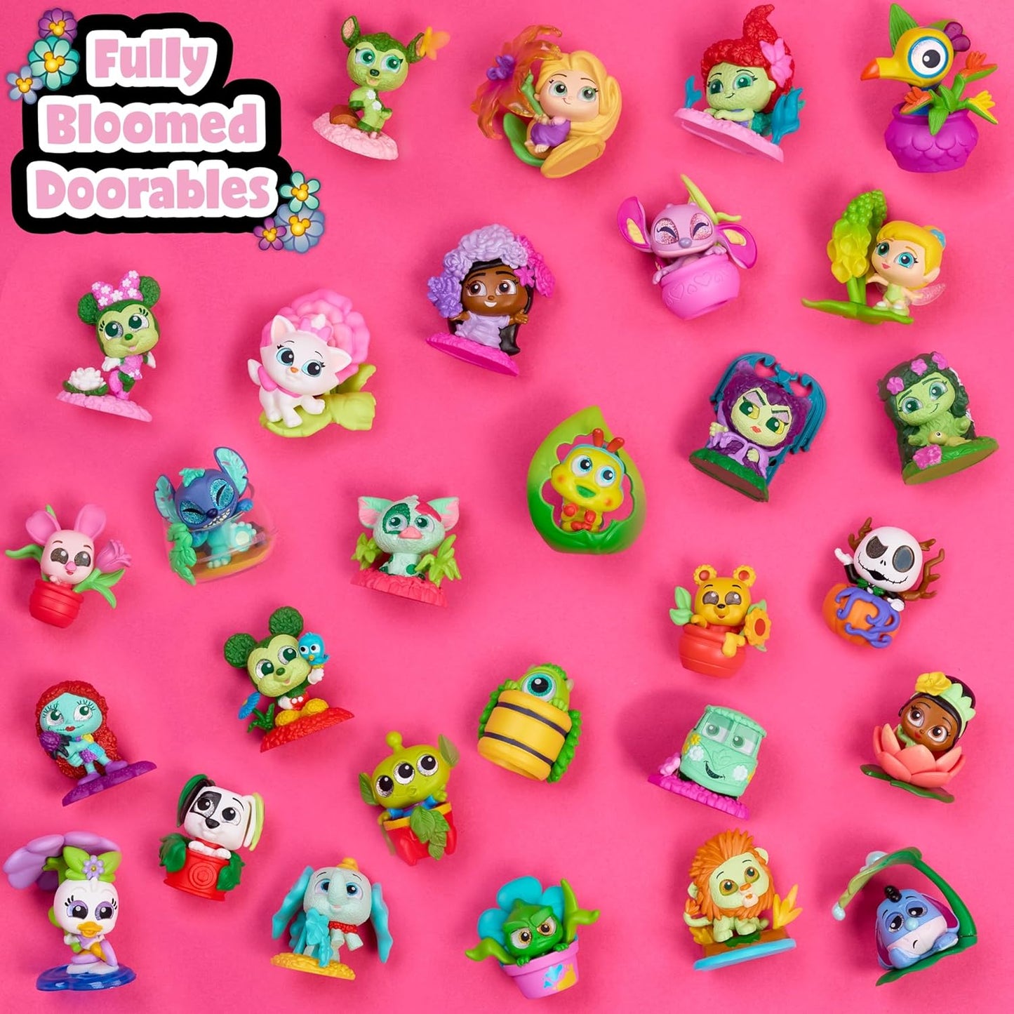 Disney Doorables In Full Bloom Multi Peek Série 15 - Miniaturas Misteriosas com Tema Floral, Monte e Exiba, Brinquedo Colecionável Surpresa da Disney, Para Colecionadores, Fãs, Pré-adolescentes e Crianças a partir de 5 Anos