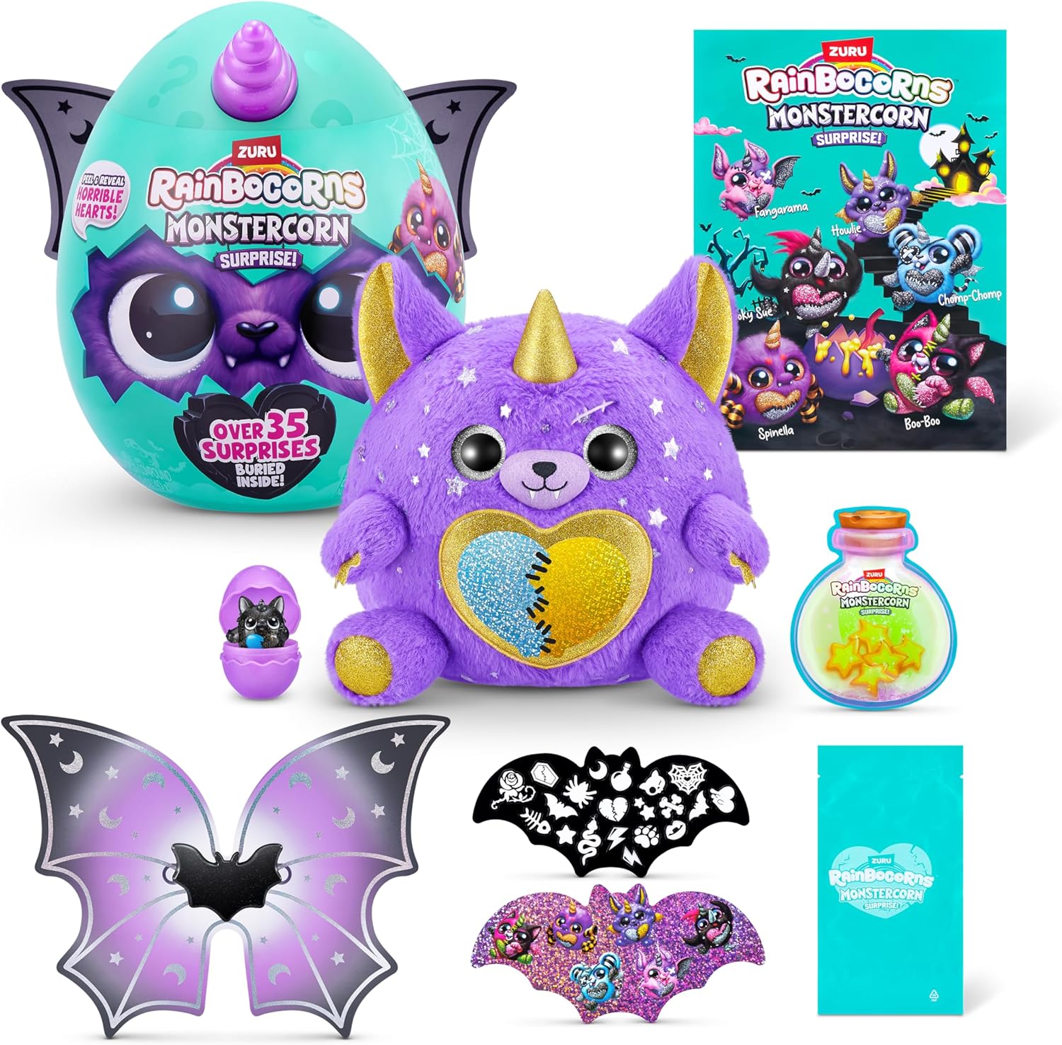 Rainbocorns モンスターコーン 希少　二つまとめ売り Rainbocorns ZURU Monstercorn Surprise, Lobisomem, por ZURU Surprise Un