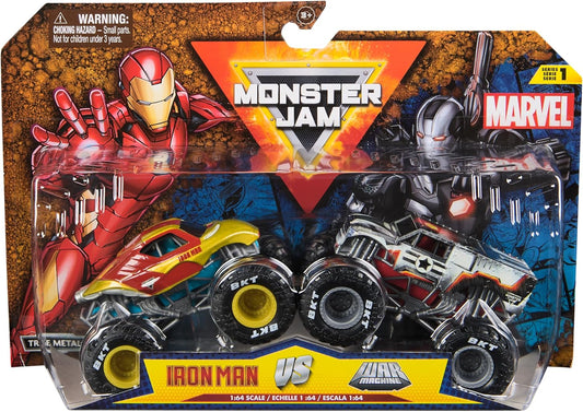 Monster Jam, caminhões monstro oficiais da Marvel em miniatura, escala 1:64, brinquedos infantis para meninos e meninas a partir de 3 anos, modelos sortidos.
