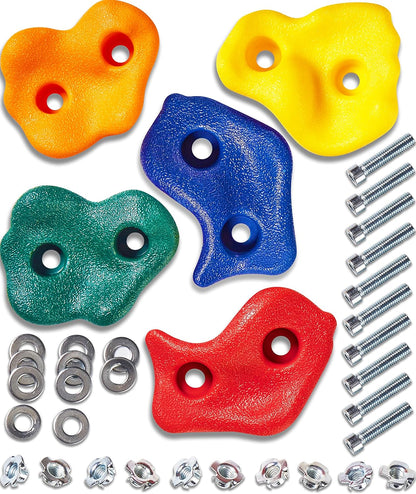 Jaques of London Alças de escalada | Suportes de parede para escalada infantil | Acessórios para estrutura de escalada | Brinquedos de jardim para crianças | Alças para parede de escalada | Desde 1795