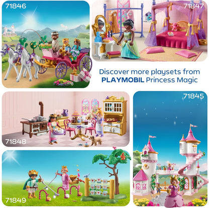Playmobil | Princesa | Baile de Máscaras no Pavilhão | 3 Bonecos com Pavilhão e Buffet | Estimula a Criatividade | Brinquedo de Princesa para Maiores de 4 Anos | 72052